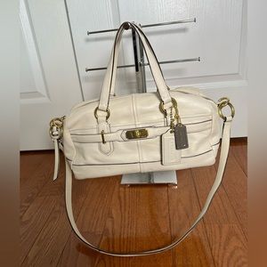 Coach bag white